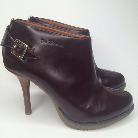Dr Martens Zita Nevena Oxblood Stiletto Ankle Boot - Picture 2 of 16